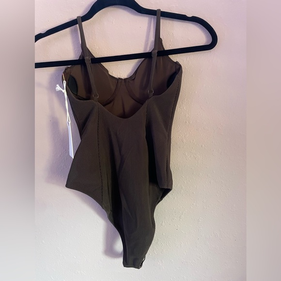 NWT Good American Good Compression Show Up One-Piece Swimsuit SIZE 0 - Picture 11 of 11